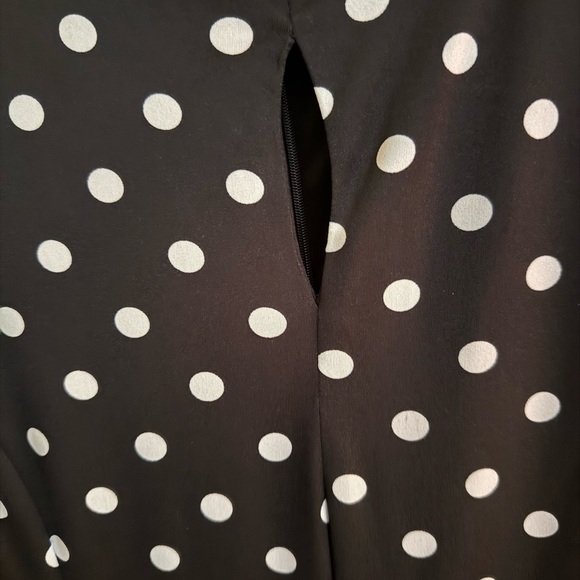 Shelby & Palmer Black & White Polka Dot Dress – Size XL - Picture 3 of 7